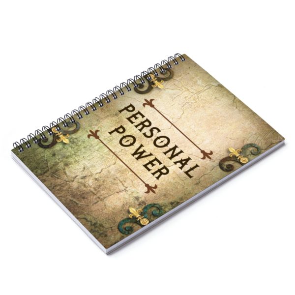 Personal Power (Brown) Spiral Notebook - Ruled Line - Image 2