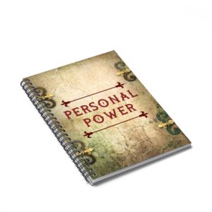 Personal Power (Red) Spiral Notebook - Ruled Line